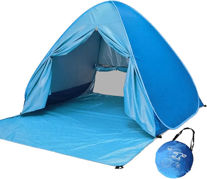 Refugio de playa XXL Pop Up protección UV 50 +, 3-5 personas,  200 x 165 x 130 cm