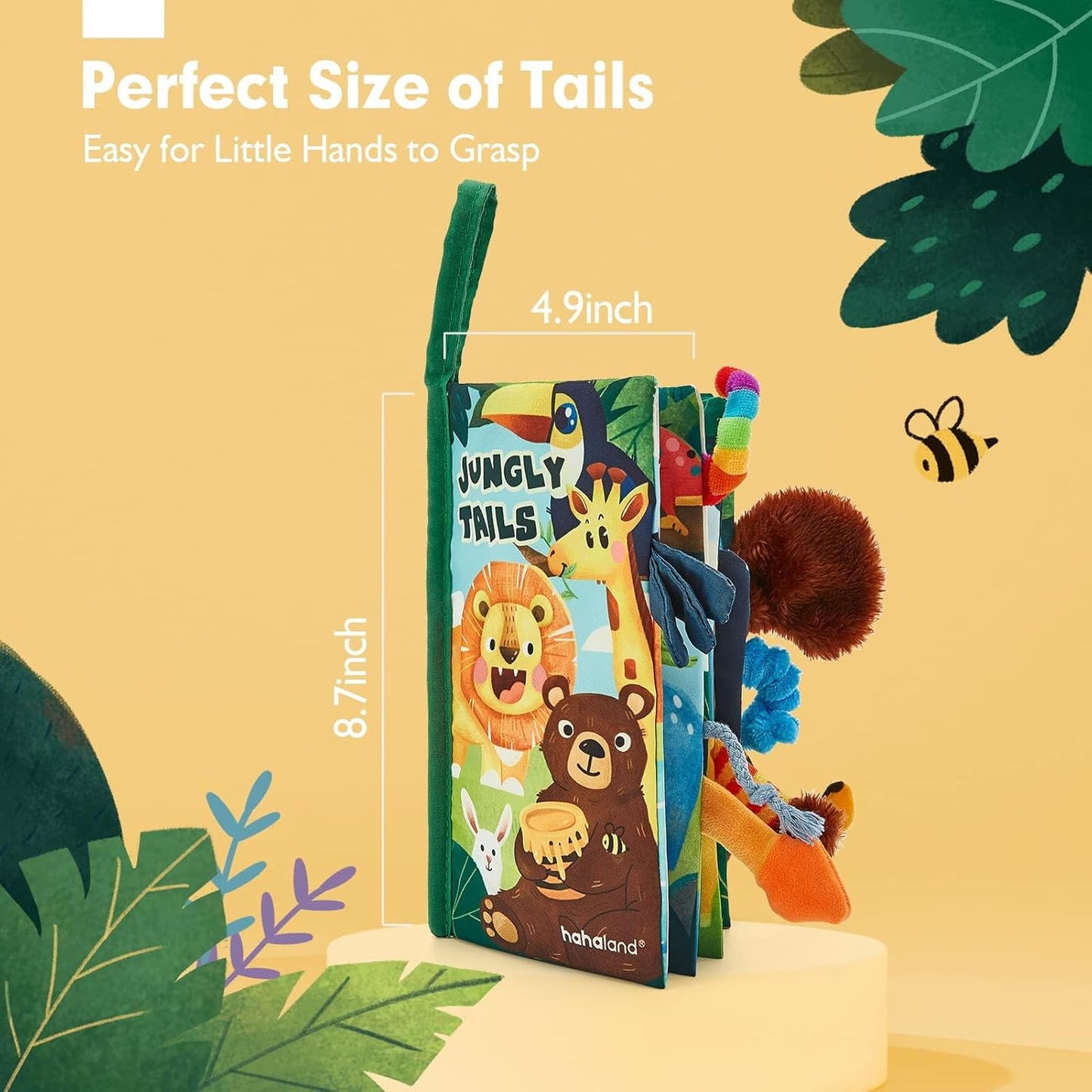 hahaland-Libro para bebés de 0 a 6 meses, Selva