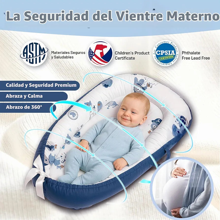 Kombi- Tumbona para recién nacidos de 0 a 24 meses