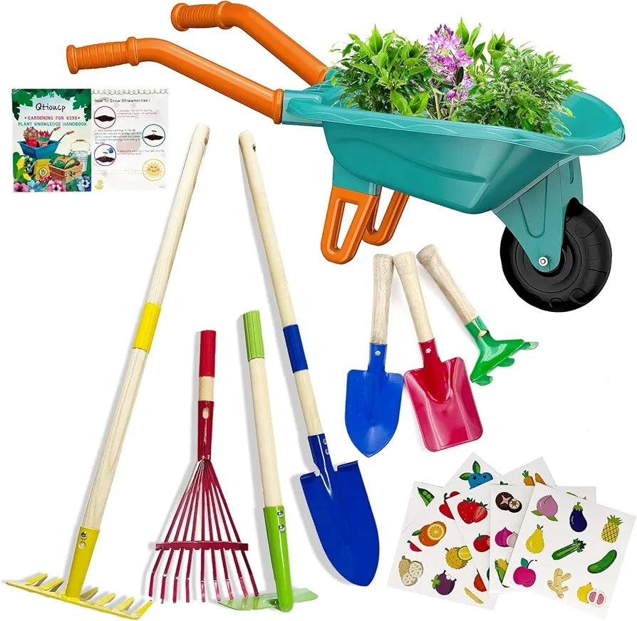 Qtioucp-Herramientas de jardinería para niños