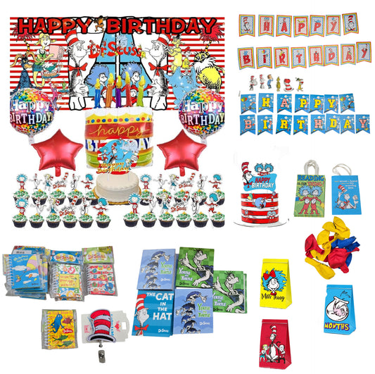 Paquete fiesta Dr. Seuss