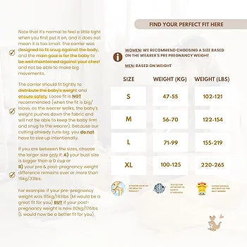 Japheth Chiara- Portabebés, talla L