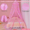 Unicorn Castle - Toldo de cama para niñas con temporizador remoto