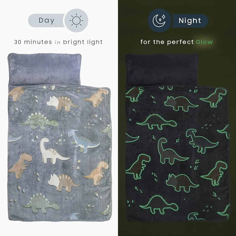 Saco de dormir que brilla en la oscuridad