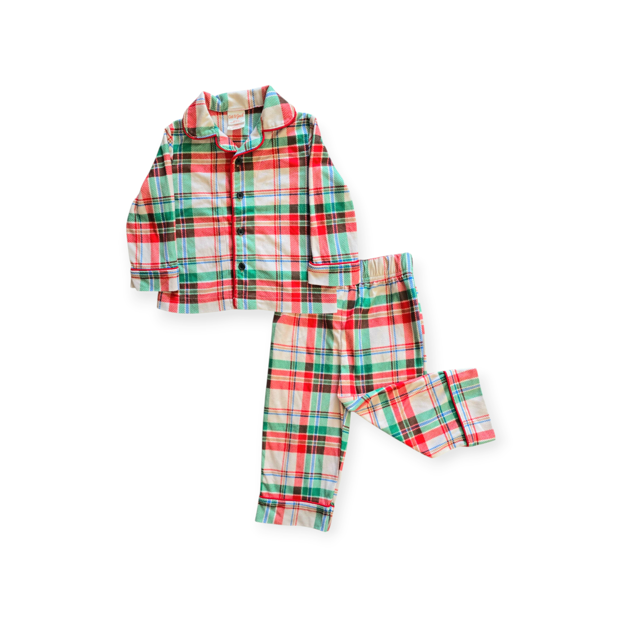 Cat & Jack- Pijama navideña, 12 meses