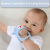 Set de mordedores de silicona para bebes, juguetes de dentición
