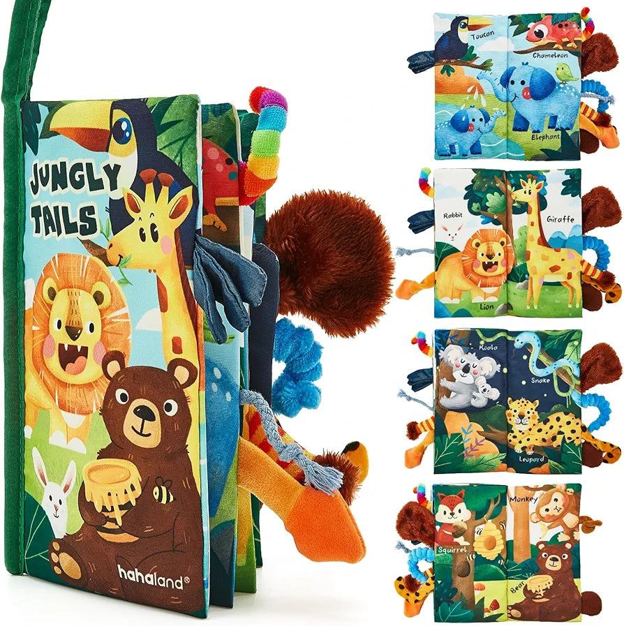 hahaland-Libro para bebés de 0 a 6 meses, Selva