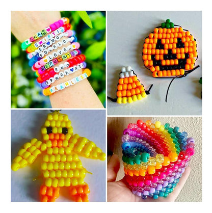 Zanzanyuhang- Cuentas De Pony y Kit De Fabricación De Pulseras
