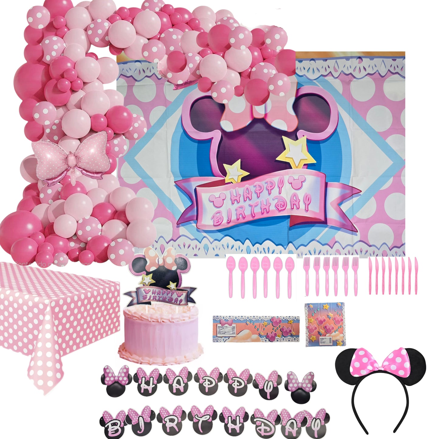 Paquete de fiesta de Minnie 01