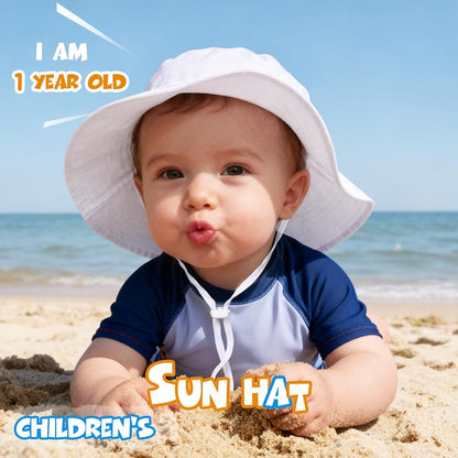 Sombrero de sol con protección solar, 0-6 meses