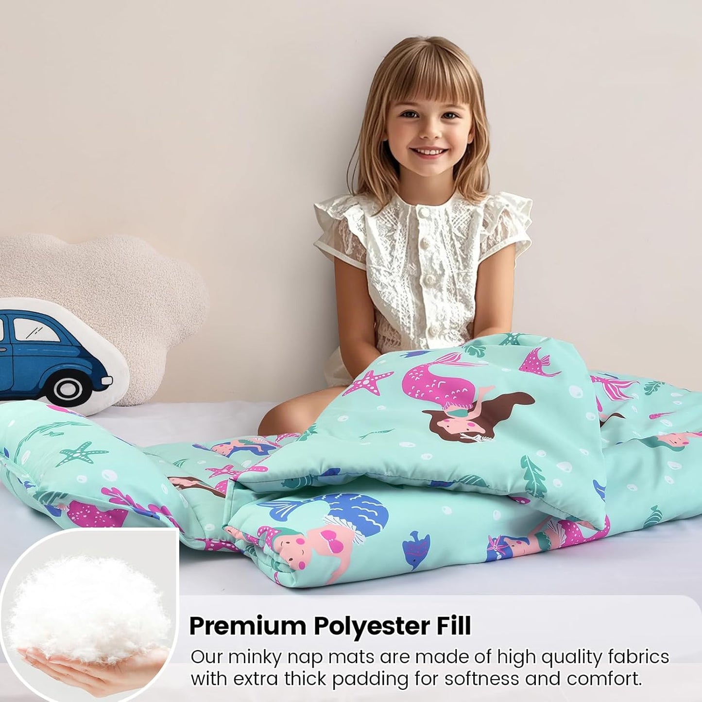 david's kids- Set de alfombrilla para siesta infantil