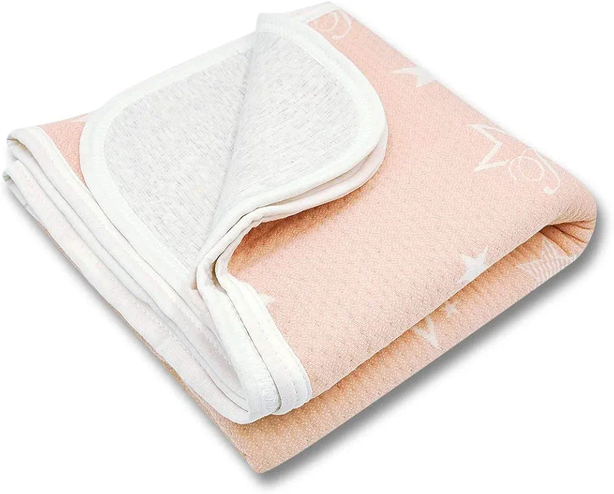 Manta de algodón orgánico, transpirable y cálida