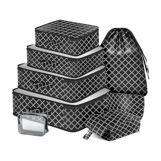 Juego de organizador de maletas de viaje, 8 pzs