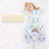 WONDAY- Saco de dormir para niños pequeños con piernas (2T-3T) 0.5 TOG