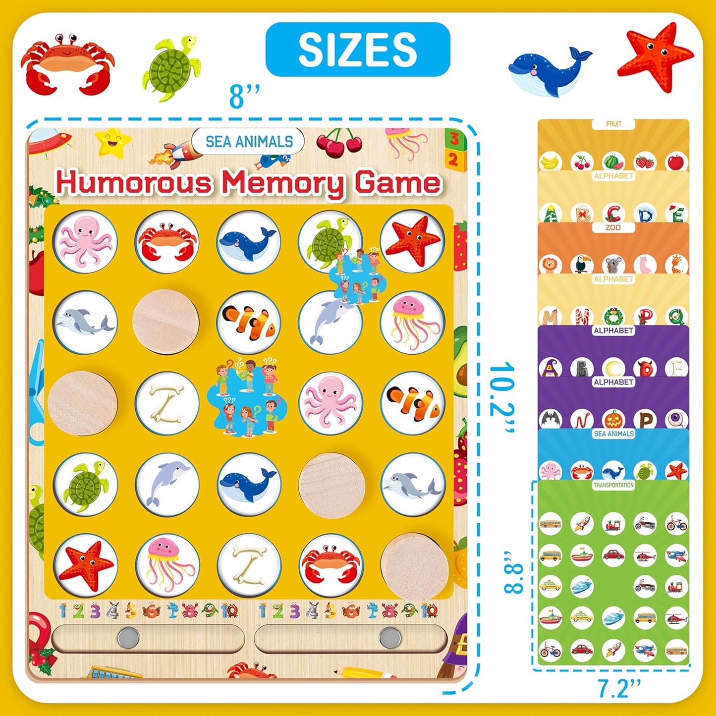 90shine-Juego de memoria a juego para niños