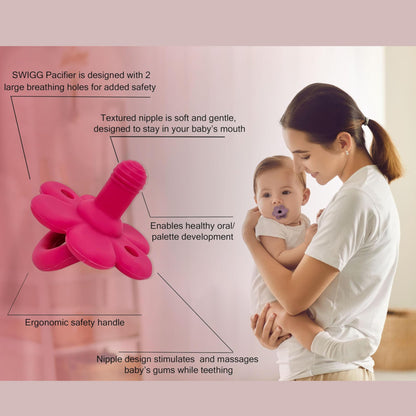 Swigg- Chupetas de silicona, 2 uds