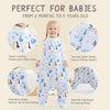 WONDAY- Saco de dormir para niños pequeños con piernas (2T-3T) 0.5 TOG