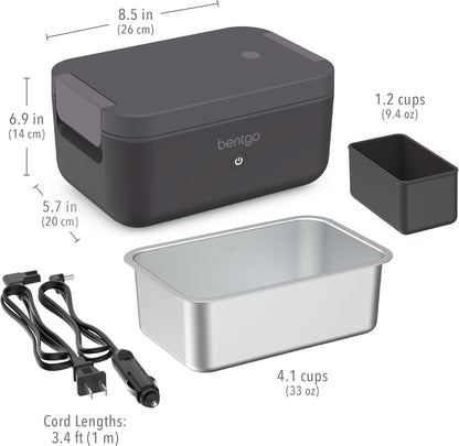 Bentgo Heat - Fiambrera eléctrica - Calentador de alimentos portátil
