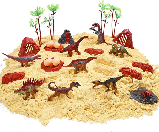 Cute Stone- Kit de arena de dinosaurio