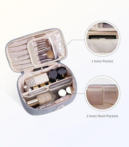 Wandering Nature - Bolsa de maquillaje con inicial