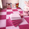 Alfombra De Piso De Rompecabezas De Felpa, 20 pcs de 30x30cm