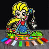 Set de pintura en 3d, 3 uds