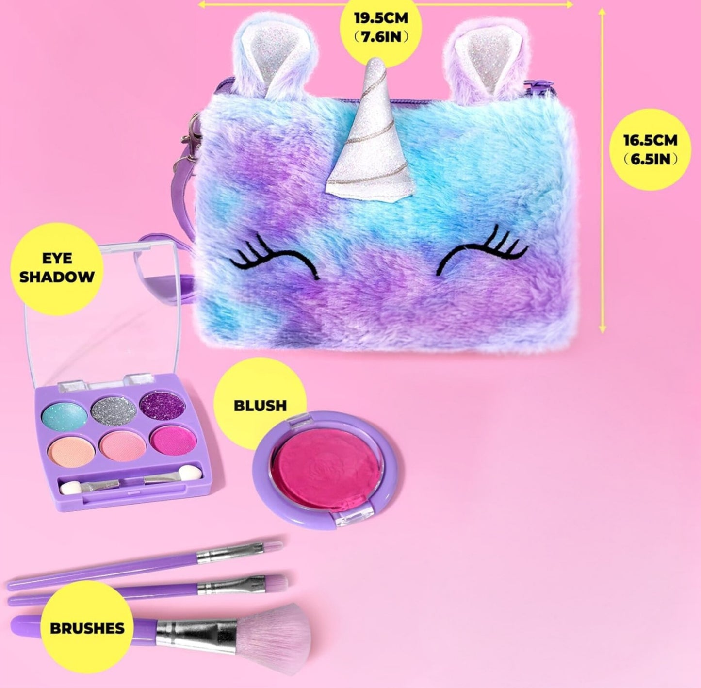 Set de bolso con maquillaje para niños