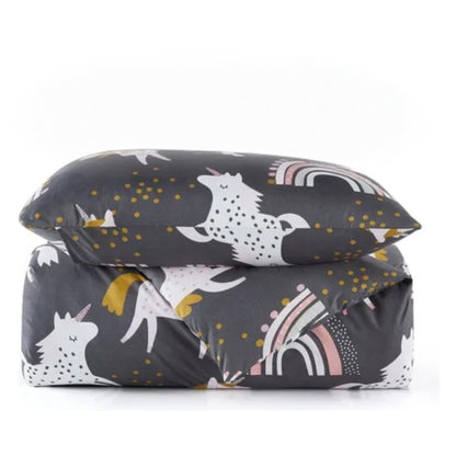 Set de sábana, sábana ajustable y funda, Twin, 100% poliéster
