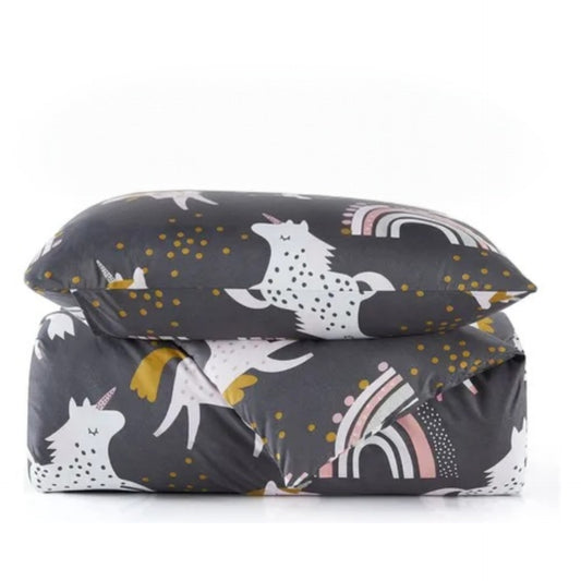 Set de sábana, sábana ajustable y funda, Twin, 100% poliéster
