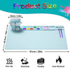 Tapete de silicona para manualidades, tapete de pintura de silicona de 20 x 16 pulgadas con taza