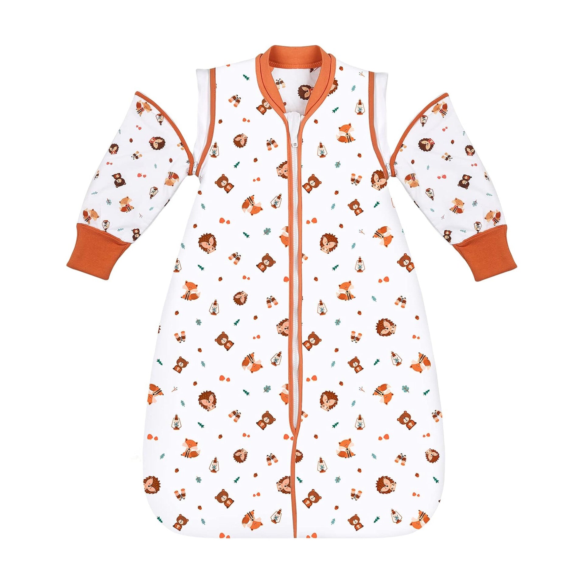 Saco de dormir de 2,5 tog, manta para bebé de 18 a 36 meses (M), Erizos