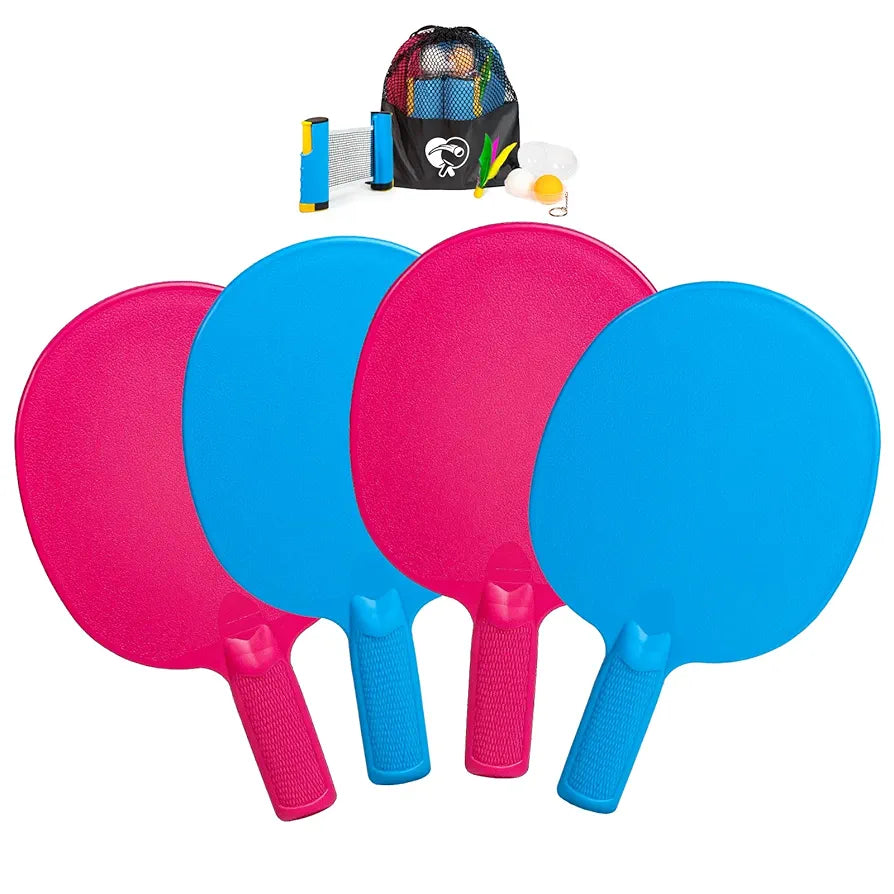 Juego de palas de ping-pong