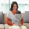 Babbleroo- Fular transpirable, gris, Size 1 (Se adapta de M- XXL)