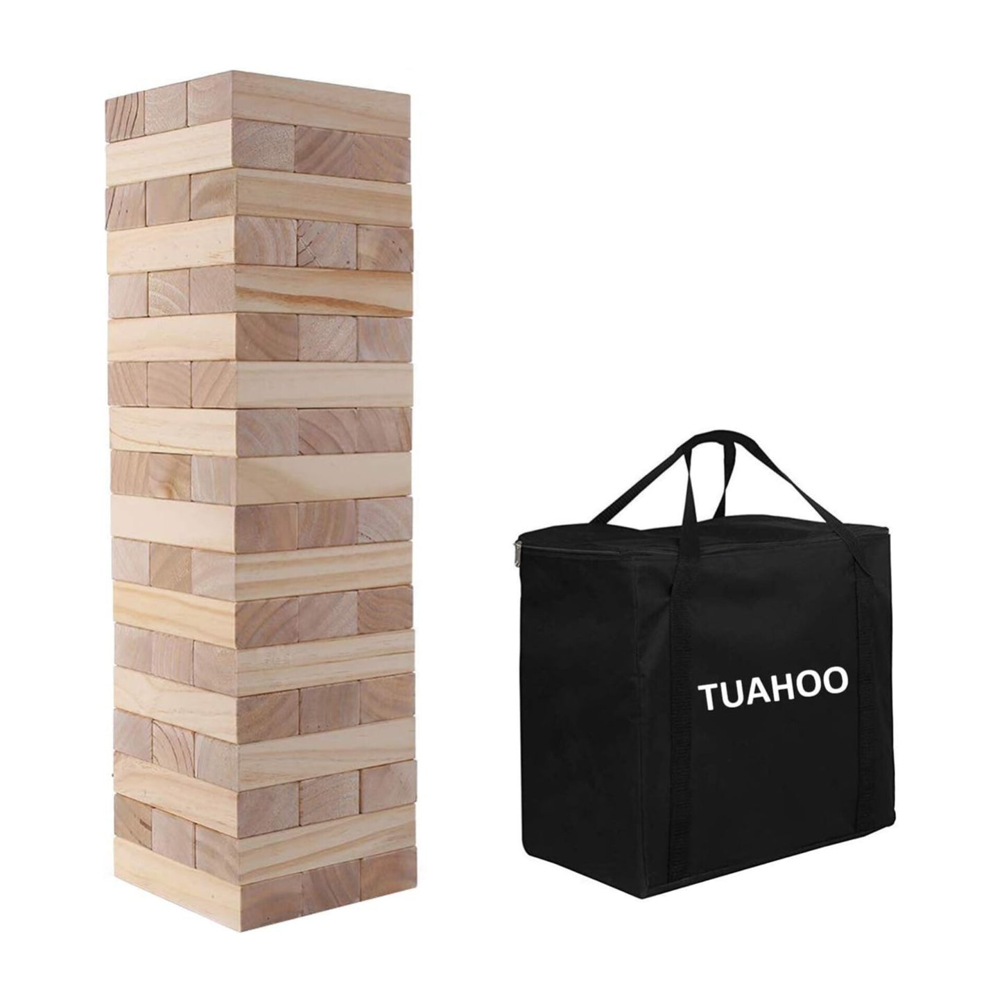 Tuahoo-Torre gigante para juegos al aire libre (se apila hasta más de 4 pies)