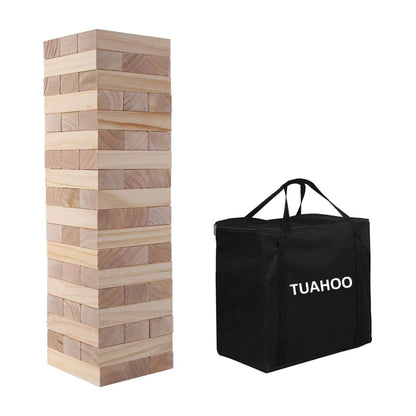 Tuahoo-Torre gigante para juegos al aire libre (se apila hasta más de 4 pies)