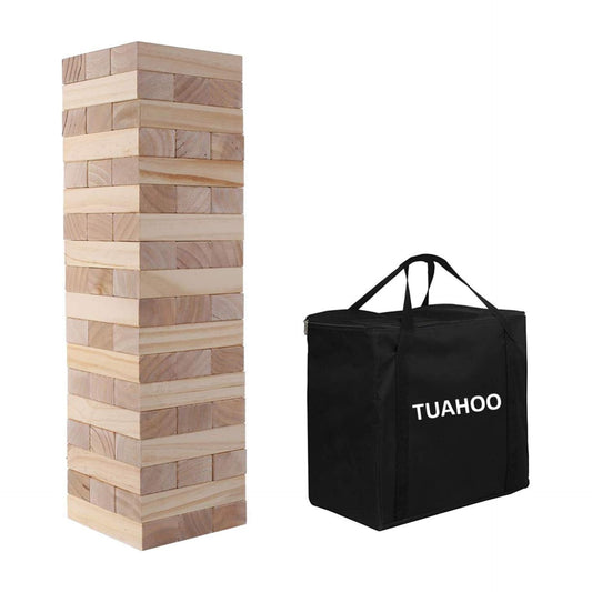 Tuahoo-Torre gigante para juegos al aire libre (se apila hasta más de 4 pies)