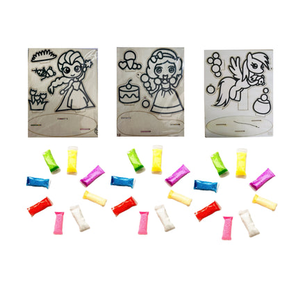 Set de pintura en 3d, 3 uds