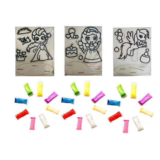 Set de pintura en 3d, 3 uds