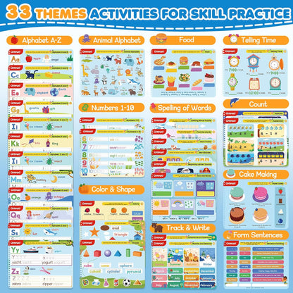 Libros de Actividades de aprendizaje preescolar