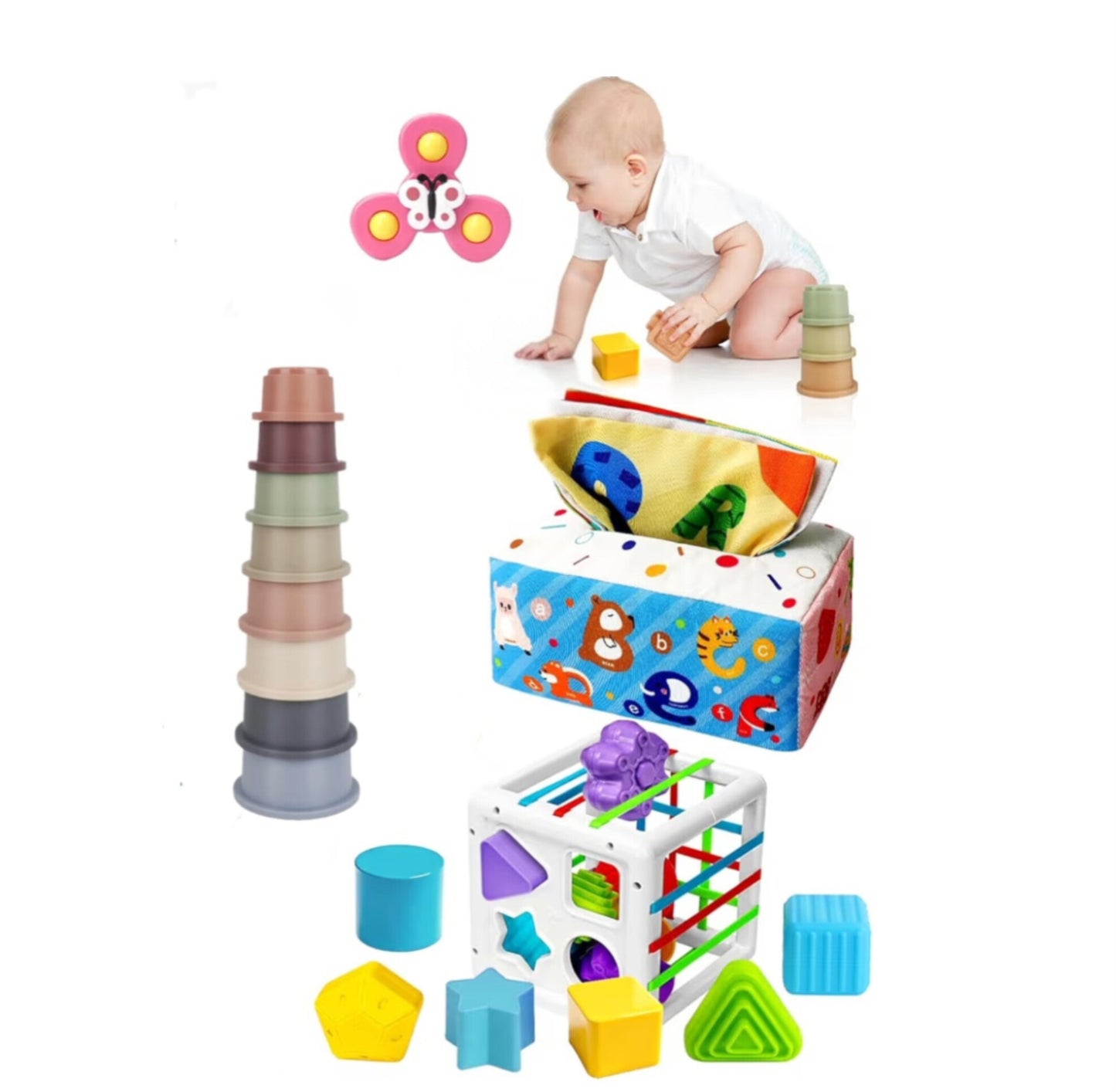 Juguetes Montessori para bebés