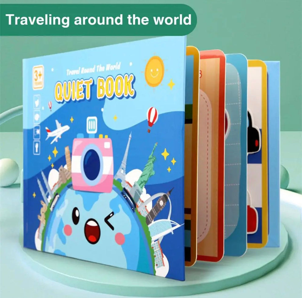 Quiet book, Libro ocupado para niños