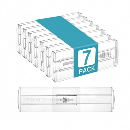 Vtopmart- Paquete de 7 separadores de cajones para ropa, 4 pulgadas de alto 10.2 a 16.6 pulgadas