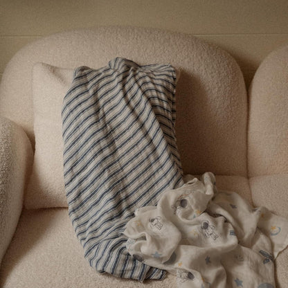 GLLQUEN BABY-Manta de Recepción para Niño de Algodón de Muselina