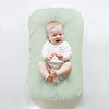 ZonLi - Tumbona para recién nacidos, funda de nido para bebés de 0 a 12 meses, muselina verde menta