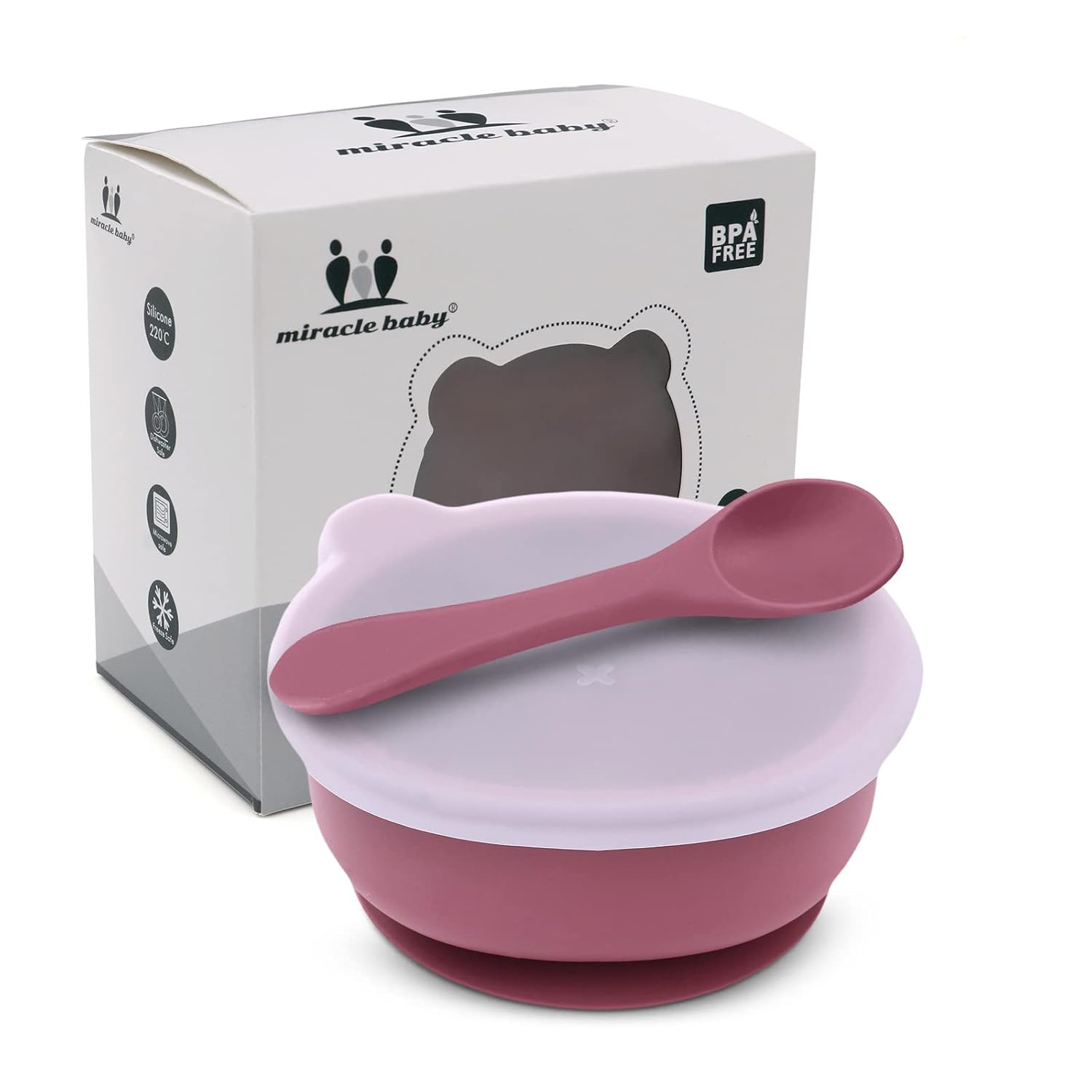 Miracle Baby- Cuenco para bebé con ventosa