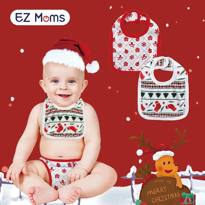 EZ Moms-Conjunto de regalos para bebés con pantalones de entrenamiento de Navidad, 3T