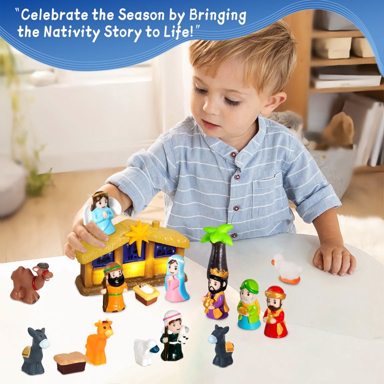 Set navideño para niños, 17pcs