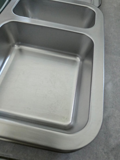 Bentgo Kids-Fiambrera infantil de acero inoxidable, Plateada