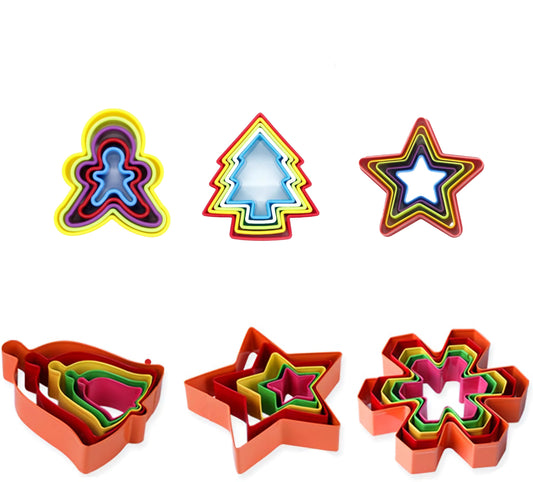 Juego de 30 cortadores de galletas