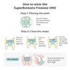 Super Bottoms- Pañal de tela Good Cat-titude Freesize, 0-6 meses
